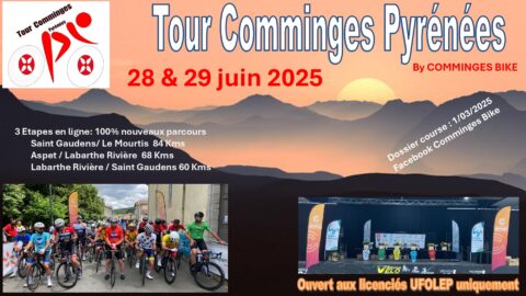28 juin 2025 Arrivée de l'étape 1 du Tour du Comminges Cyclo!